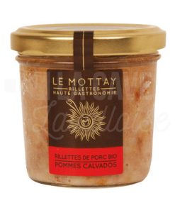 Rillettes de Porc Bio – Pommes Calvados – Le Mottay Gourmand – 90gr