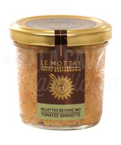 Rillettes de Porc Bio – Tomates Sarriette – Le Mottay Gourmand – 90gr
