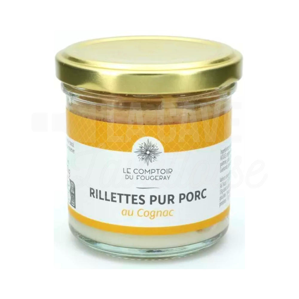 Rillettes Pur Porc au Cognac – Le Comptoir du Fougeray – 120gr