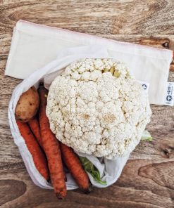 5 sacs à légumes en tissu – Taille L