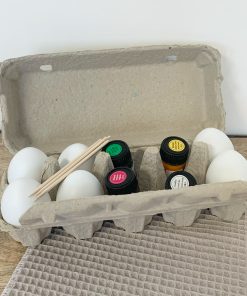 Kit d’oeufs à peindre effet marbre