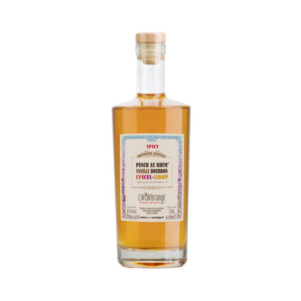 Spicy Rum Vanille Bourbon 46° – L’Arôm’Arrangé – 35cl & 70cl