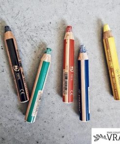 5 marqueurs écologiques couleurs à mine sèche « Woody »