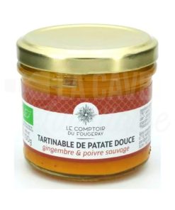 Tartinable de Patate douce Gingembre & Poivre sauvage – Le Comptoir du Fougeray – 100gr