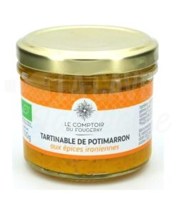 Tartinable de Potimarron aux Epices iraniennes – Le Comptoir du Fougeray – 100gr