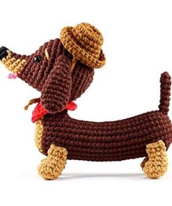 Kit Amigurumi pour confectionner un petit chien teckel