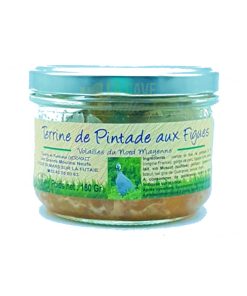 Terrine de Pintade aux Figues – Volailles du Nord Mayenne – St Mars sur la Futaie (53) – 180gr