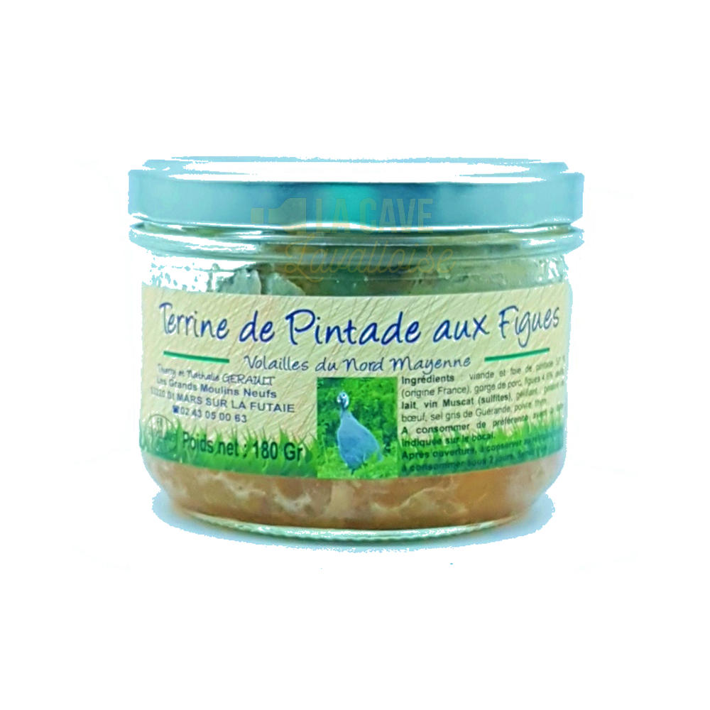 Terrine de Pintade aux Figues – Volailles du Nord Mayenne – St Mars sur la Futaie (53) – 180gr
