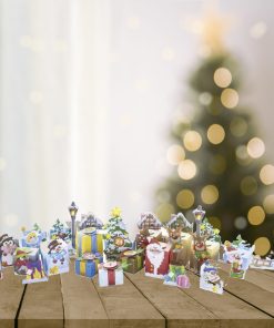 Kit pour faire son propre calendrier de l&rsquo;avent – Paysage d&rsquo;hiver