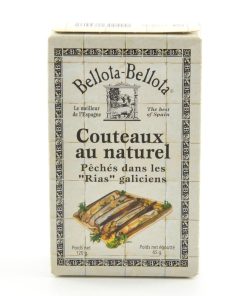 Couteaux au naturel 125grs