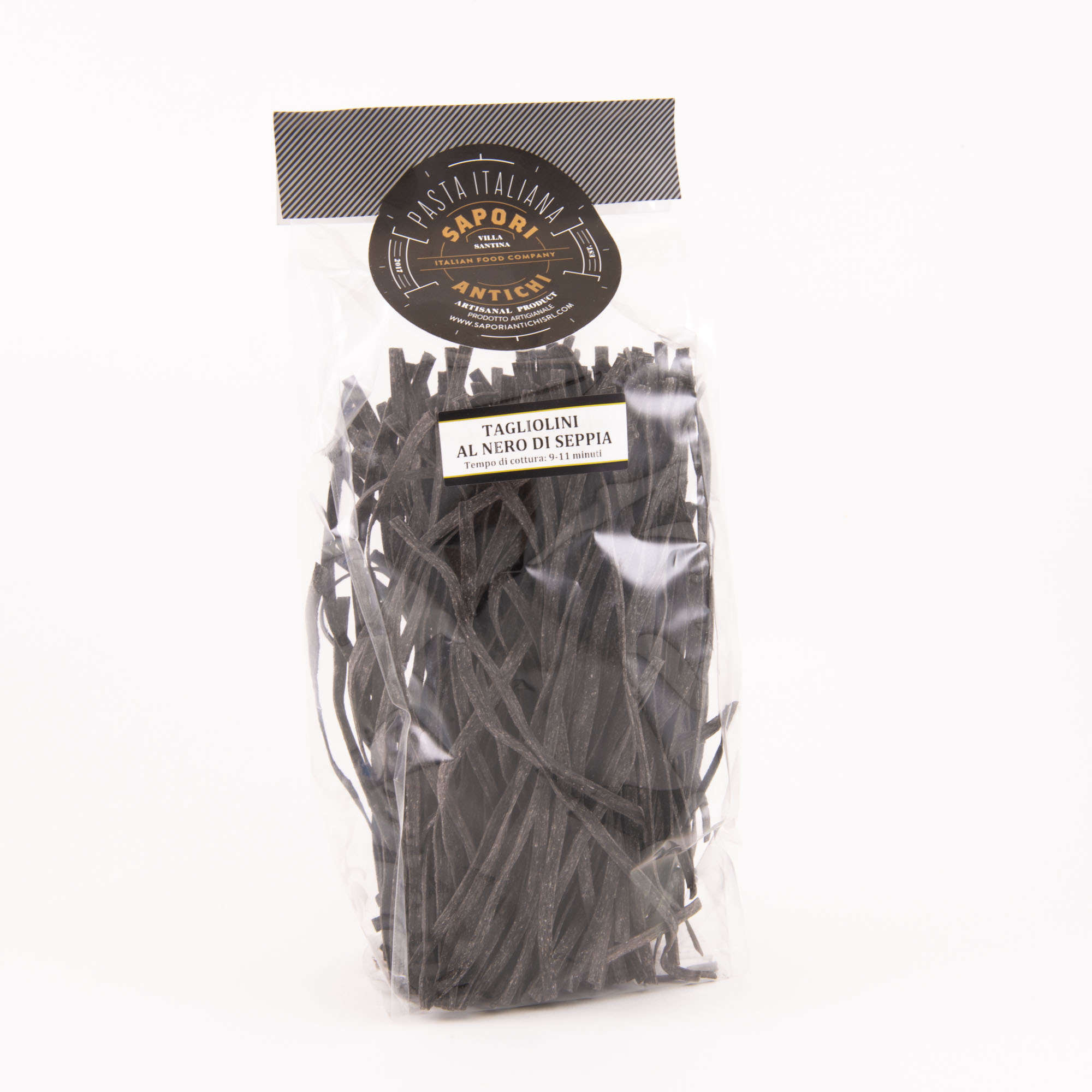 Tagliatelles à l’encre de seiche