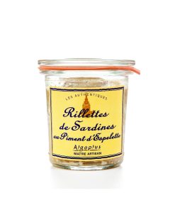 Rillettes de sardines au piment d&rsquo;Espelette