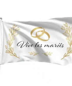 Drapeau Mariage Vive Les Mariés
