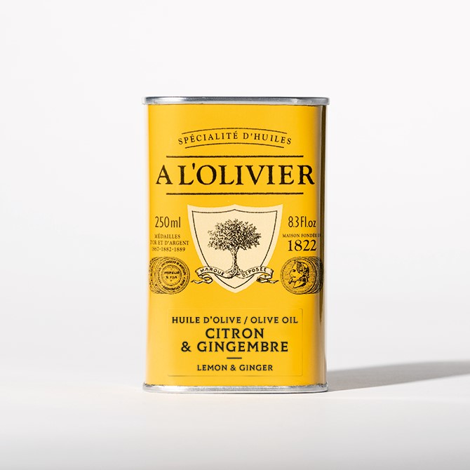 Huile olive citron & gingembre – 250ml
