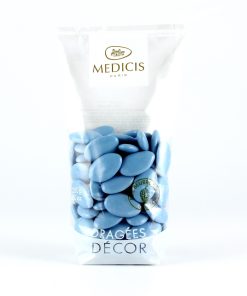 Dragées chocolats 70% bleu galaxie