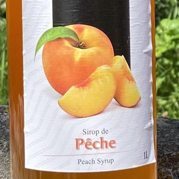 Sirop Guiot Peche 1L – Image 3