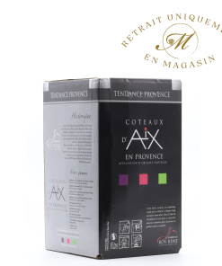 Bag in Box rosé Coteaux d&rsquo;Aix en Provence BIB 10 Litres Vignerons du Roy René