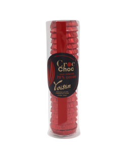 Palets de chocolat noir intense de la Maison Voisin – Tube de 130 g