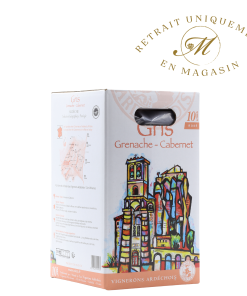 BIB 10 litres Gris d&rsquo;Ardèche Grenache Cabernet – Les Vignerons Ardéchois