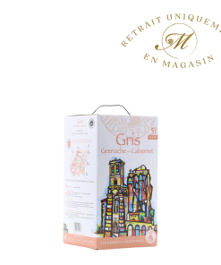 BIB 5 litres Gris d&rsquo;Ardèche Grenache Cabernet – Les Vignerons Ardéchois