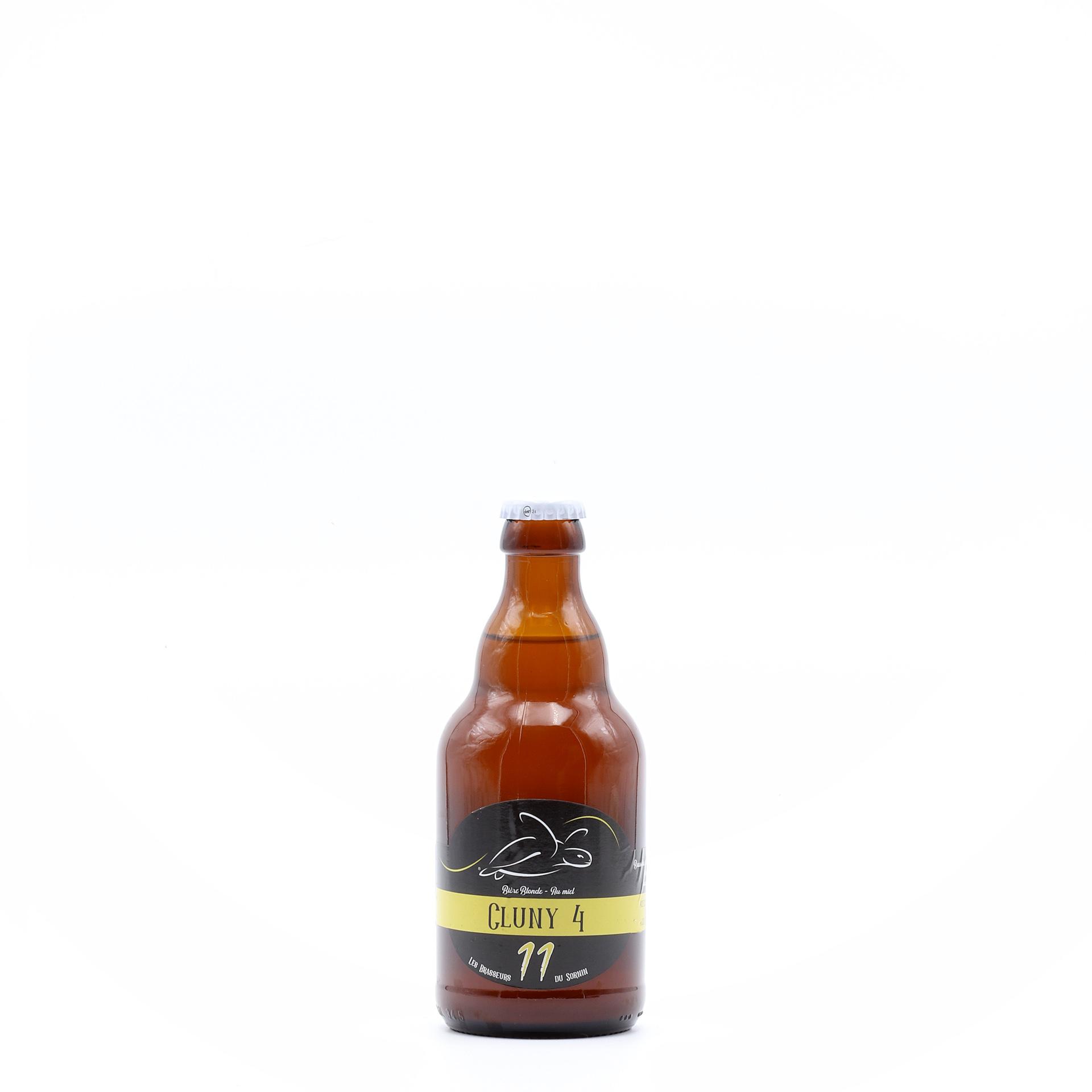 Bière au miel blonde artisanale – Cluny 4 en 33 cl- Brasserie du Sornin