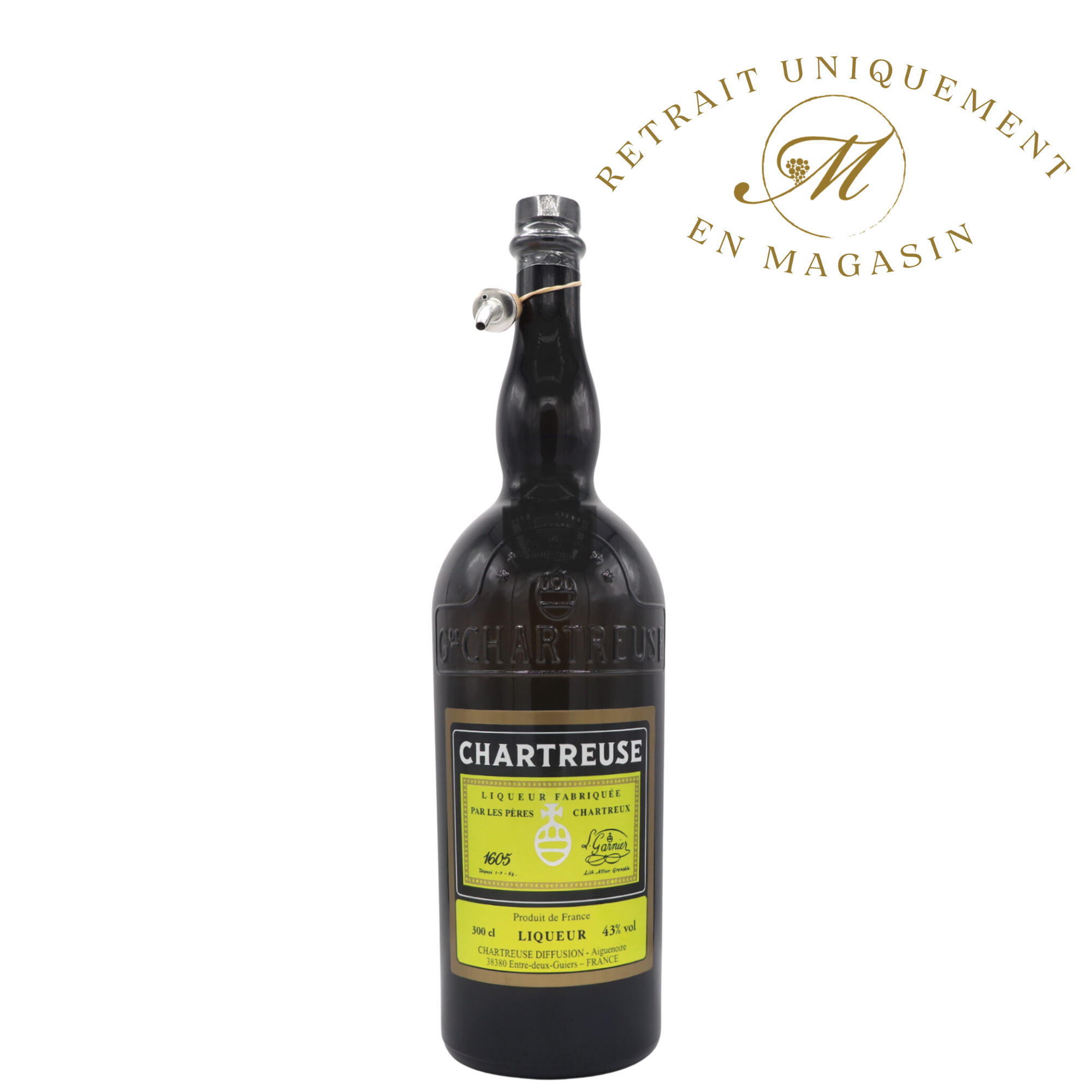 Jeroboam de Chartreuse jaune classique 3 litres